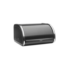 Кутия за хляб Brabantia Roll Top, Matt Black, средна