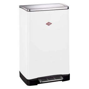 Кош за отпадъци Wesco BigDoubleBoy 2x18L бял