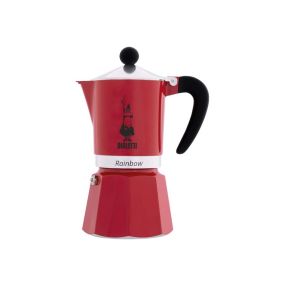 Кафеварка Rainbow Bialetti 3 чаши червена