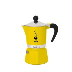 Кафеварка Rainbow Bialetti 3 чаши жълта