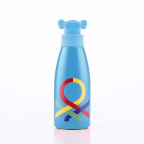 Бутилка за вода Benetton Summer 500 мл синя, с капачка тип кранче