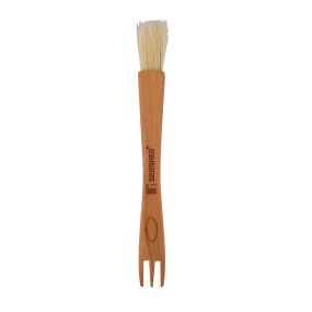 Четка и вилица за сладкиши Bergner Genius 21.5 см дървена