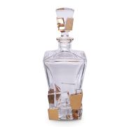 Гарафа Bohemia Jihlava Crack Golden Ice 900 мл