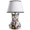 Декоративна лампа Egan Wara 21.5х47 см котка в бяло