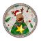 Плато кръгло Egan Christmas, северен елен 31 см порцелан
