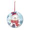 Коледна висулка за елха Egan Christmas, Бяла мечка 7 см, керамика