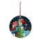 Коледна висулка за елха Egan Christmas, Коледно село 7 см, керамика