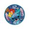 Стенен часовник Disney Stitch 35 см син