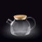 Чайник Wilmax Thermo Glass 950 мл капак бамбук