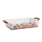 Съд за печене Egan Paese Mio, 37x22 см керамика червен