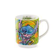 Чаша за чай Disney Stitch 350 мл порцелан зелена