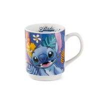 Чаша за чай Disney Stitch 350 мл порцелан синя