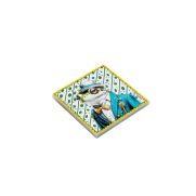 Комплект 5 броя подложки за чаша Egan Human Essence 9х9 см, жаба