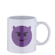 Бяла чаша Emoticonworld 330 мл дяволче