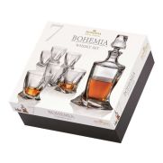 Комплект за уиски Bohemia Crystal & Crystalite Quadro 7 части