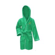 Детски халат Benetton Kids 10-12 години зелен