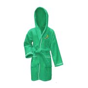 Детски халат Benetton Kids 7-9 години зелен
