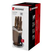 Комплект ножове със стойка Bergner Gustorf