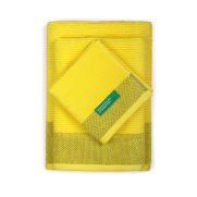 Комплект 3 броя кърпи Benetton Rainbow жълти