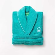 Халат за баня Benetton Rainbow M/L светло син 