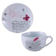 Комплект за кафе и чай Brunchfield Butterfly  4 части порцелан