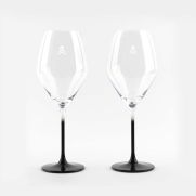 Комплект 2 бр. чаши за бяло вино Scalpers Home 390 мл с лого