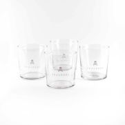 Комплект 4 бр. чаши за вода Scalpers Home 345 мл  с лого