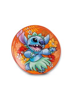 Комплект 2 броя чинии за десерт Disney Stitch 19 см порцелан оранжеви