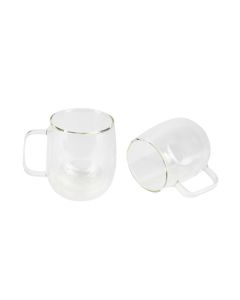 Комплект 2 броя двустенни чаши Bergner Coffee&Tea Lovers 440 мл