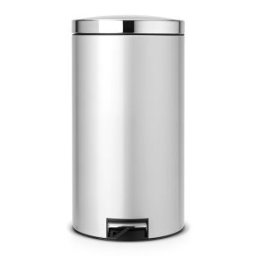 Кош за смет с педал Brabantia Silent 45L, Metallic Grey