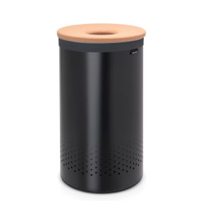 Кош за пране Brabantia 60L, Black, корков капак