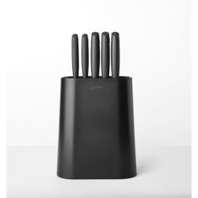 Блок с 5 ножа Brabantia Tasty+ Dark Grey