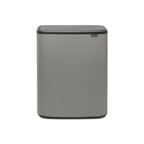 Кош за смет Brabantia Bo Touch 60L, Mineral Concrete Grey