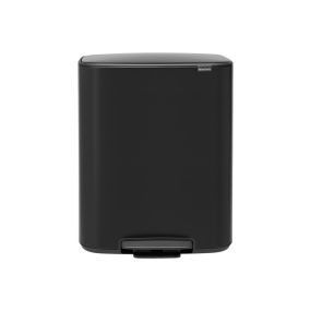 Кош за смет Brabantia Bo Pedal 60L, Matt Black