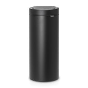 Кош за смет Brabantia Touch Bin New 30L, Mineral Moonlight Black