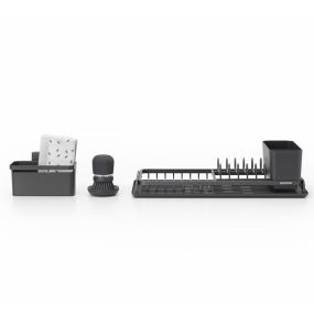 Комплект за миене и подсушаване на съдове Brabantia SinkSide Dark Grey