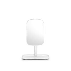 Огледало с поставка за принадлежности Brabantia ReNew White