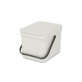 Кош за смет за разделно събиране Brabantia Sort&Go 6L, Light Grey