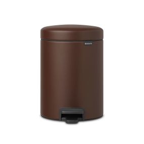 Кош за смет с педал Brabantia NewIcon 5L, Mineral Cosy Brown