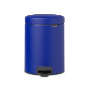 Кош за смет с педал Brabantia NewIcon 5L, Mineral Powerful Blue