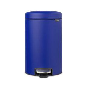 Кош за смет с педал Brabantia NewIcon 12L, Mineral Powerful Blue
