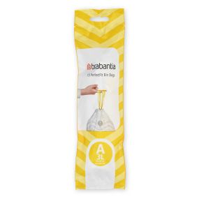 Торба за кош Brabantia Sort&Go/Touch размер A, 3L, 10 броя, ролка