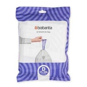 Торба за кош Brabantia Sort&Go/Built-In размер D, 15-20L, 40 броя