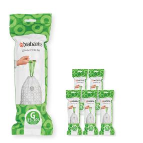 Торба за кош Brabantia NewIcon/Touch размер G, 23-30L, 120 броя, кутия