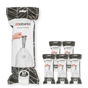 Торба за кош Brabantia PerfectFit Bo размер М, 60L, 120 броя, кутия