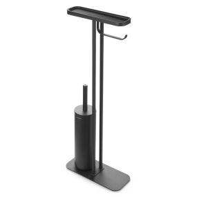 Стойка за тоалетна за четка Brabantia MindSet Mineral Infinite Grey