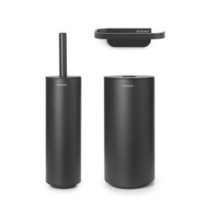 Комплект аксесоари за тоалетна Brabantia MindSet Infinite Grey 3 части