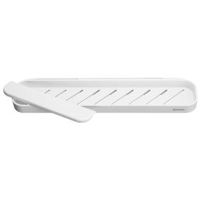 Рафт за душ с приставка за почистване Brabantia MindSet White
