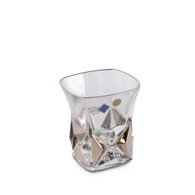 Чаши за уиски Bohemia Jihlava Pyramida Platinum 280 мл 6 броя
