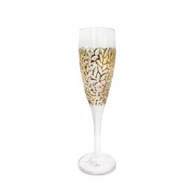 Чаша за шампанско Bohemia  Nicolette Golden Marble 180ml, 6 броя